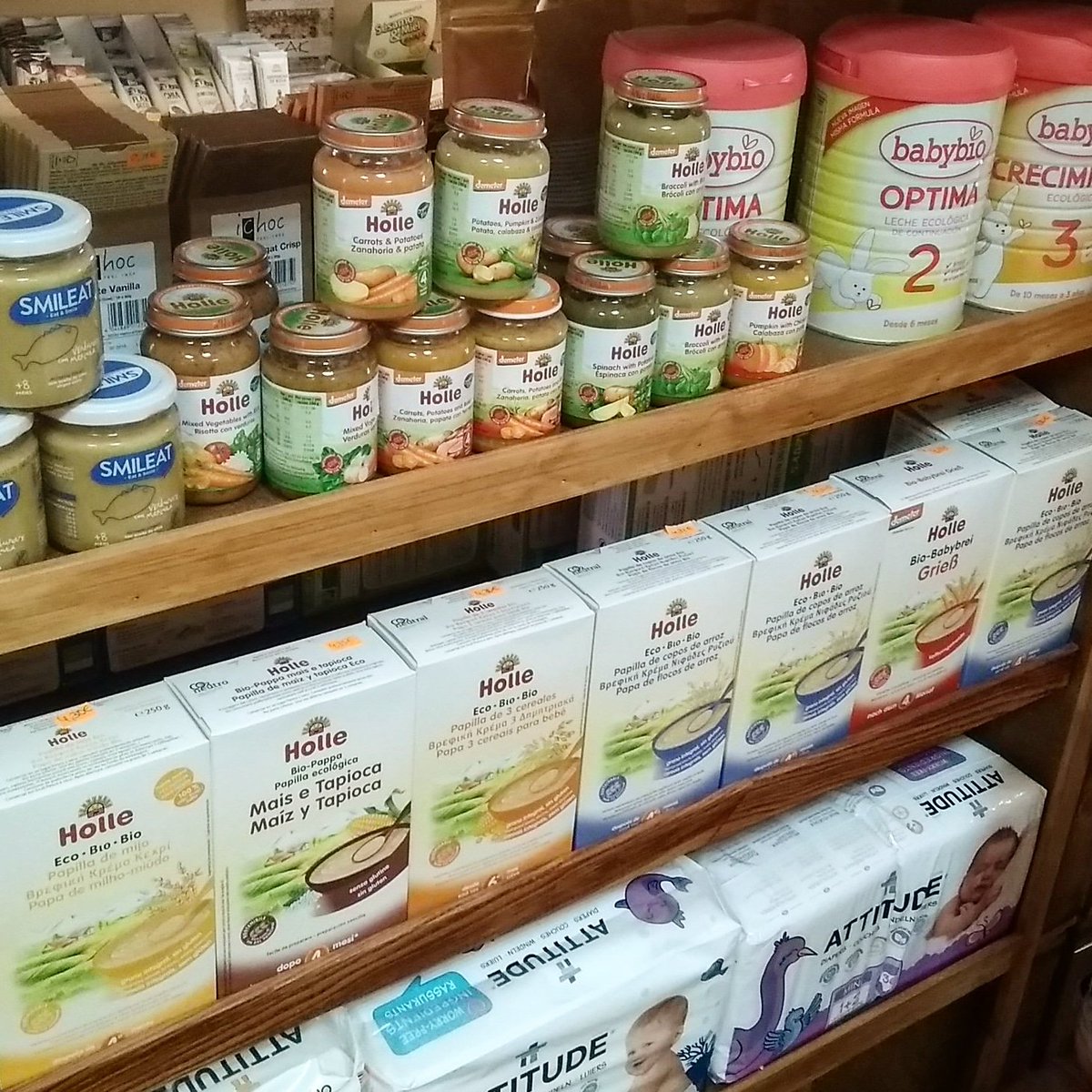 EcotecaGracia's tweet photo. Bon dia!
A l'Ecoteca trobareu una àmplia gama de llets de continuació, potitos, cereals, bolquers i d'altres producte per al vostre nadó.
#nadoecologico #alimentacioinfantilecologica #bolquersbiodegradables #potitoseco #barridegracia #jocomproalbarri #jocomproalpetitcomerç https://t.co/t1mo0BxaC9