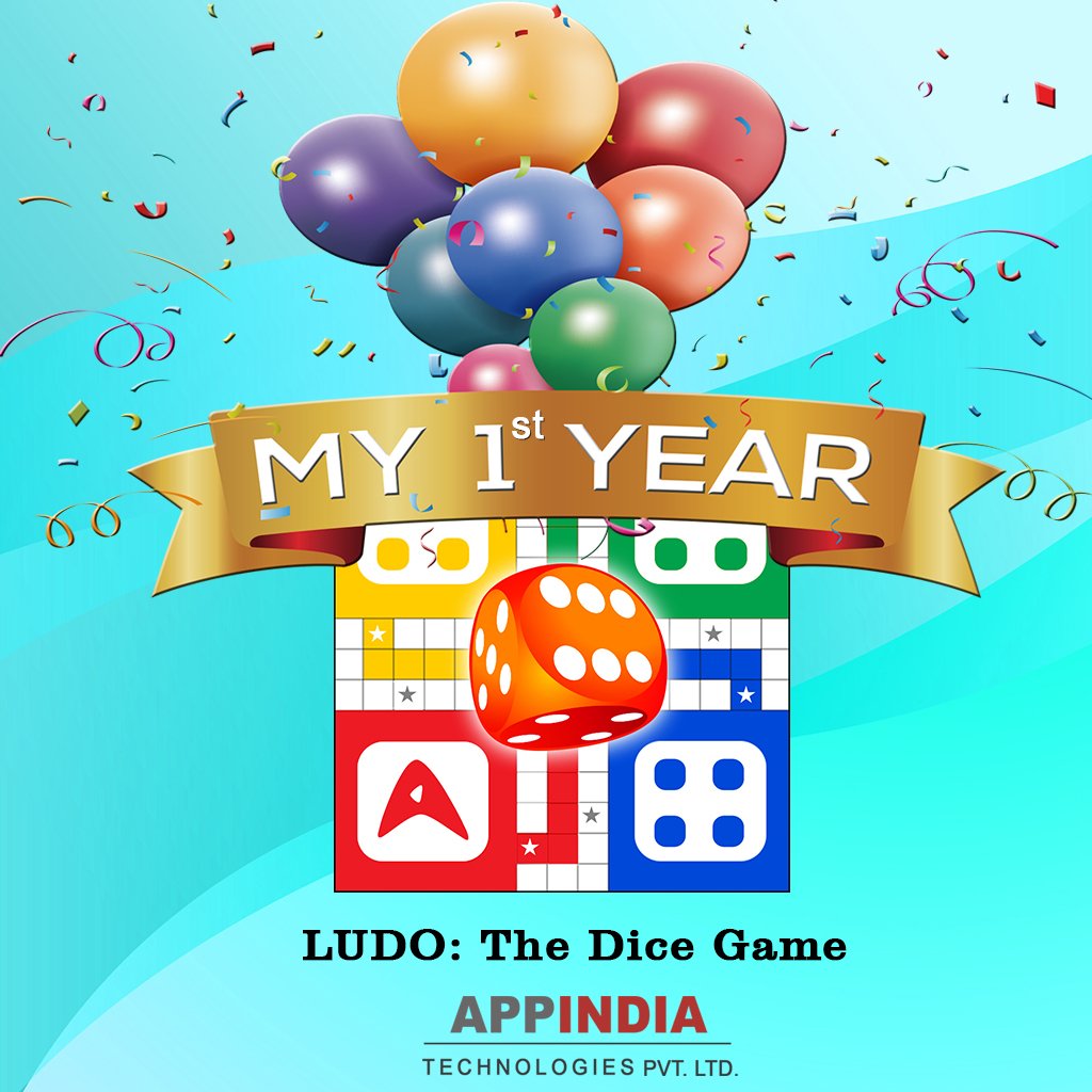 appindiatech's tweet photo. It is with infinite joy that we announce that Ludo : the dice game was one year old. Happy Birthday !
we returned to a year of hard work, periods of celebration, doubts, questions and finally satisfied users.
#HBludo #ludothedicegame #ludogame #ludo #appindia #gamedev  #indiegame https://t.co/d510ieJANK