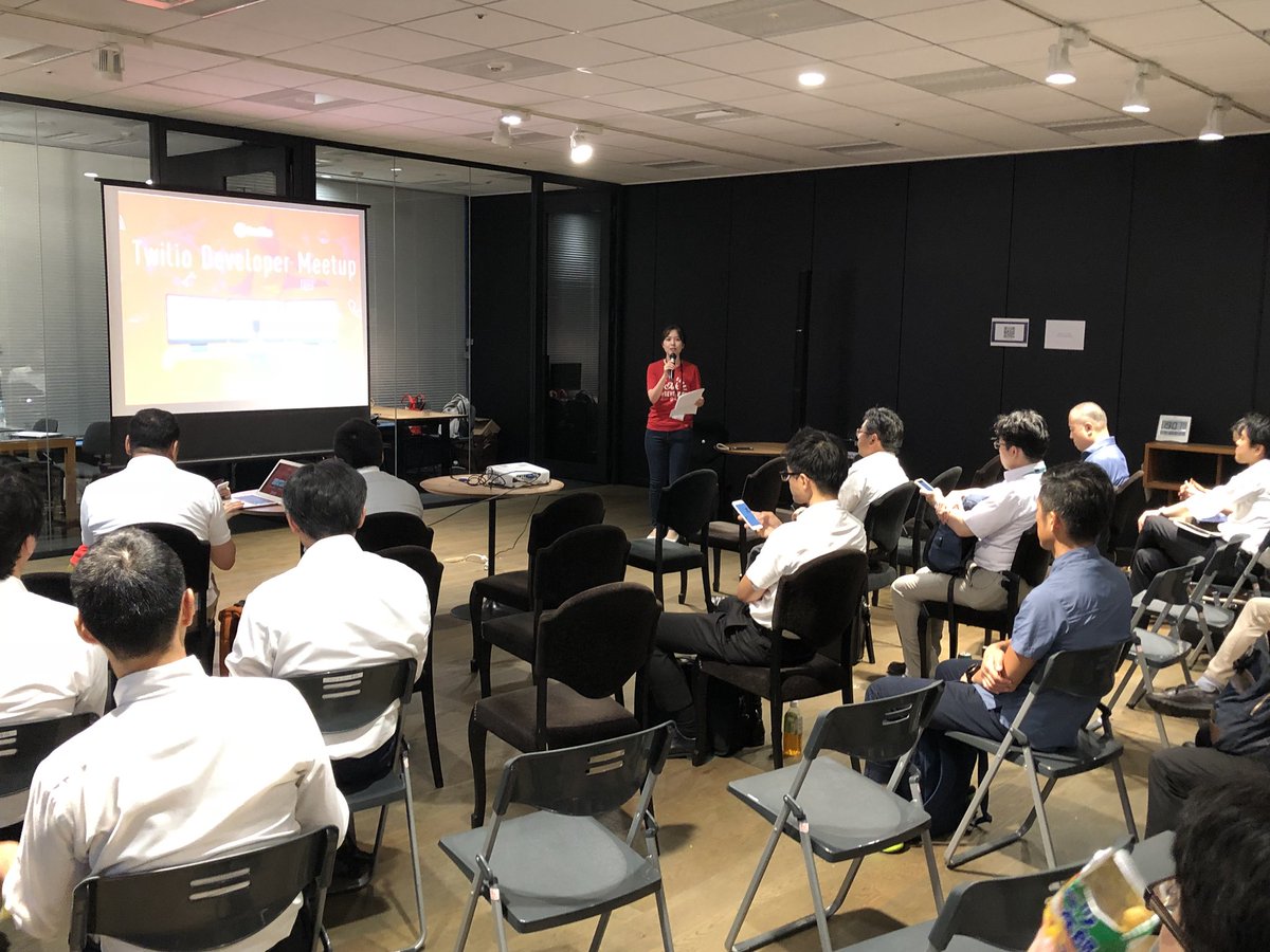 _katsumi's tweet image. 始まった！ #twilioforkwc