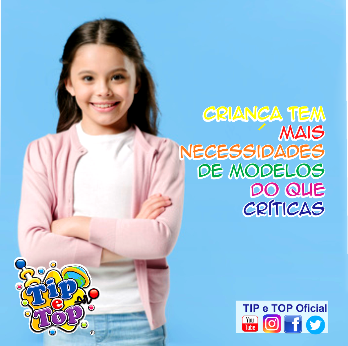 TipeTopOficial's tweet photo. Seja uma referência positiva! Ajude as crianças a expressarem suas próprias opiniões e a respeitarem as https://t.co/F2KnHh2mXT você concorda dá um curtir e compartilhe com seus amigos! #tipetopoficial #tipetop #palhaçostipetop #música #alegria #diversão https://t.co/NMWyWXPMD2