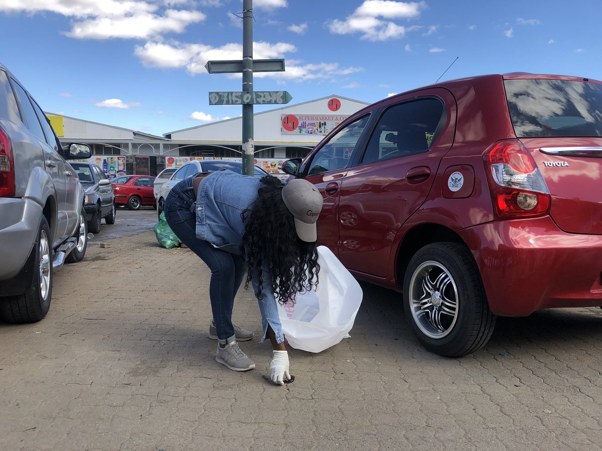 CapricornFM's tweet photo. @IamKeaM , @MasterjaySA and @Mpho_Mashita with team Capricorn FM out in the streets of Polokwane for #CleanUpAfrica with Shoprite South Africa because @WeActForChange https://t.co/KjIddhpctq