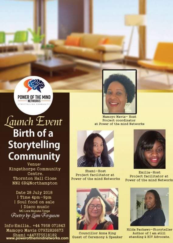 #EVERYONESSTORYMATTERS..we are proud to be lauching our storytelling project on the 28th of July..Please come and join us