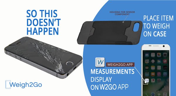 With the #scale built-in to your #mobiledevice #case #weighing stuff is more #efficient and #makesmoresense than weighing on device screen.  #weigh2gocase #savetime #savemoney #protectyourphone #travelgear #phone #gadget #tech #mobiledev #knowtheweight