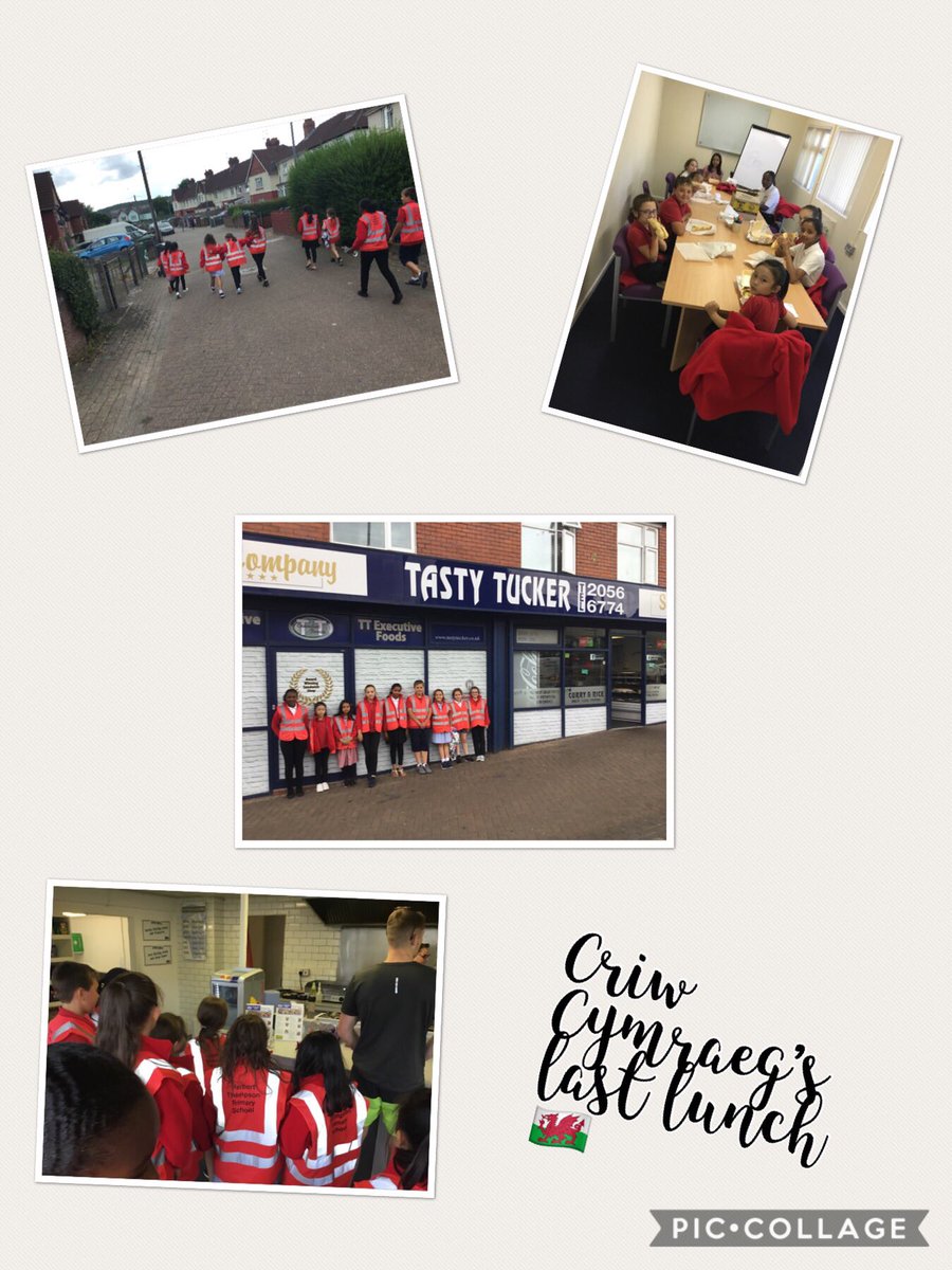 HTPS_MrsMoore's tweet photo. Last session of the year with Criw Cymraeg 😢 We ordered food using our Welsh, walked to collect and pay, then had lunch together. Blasus iawn 😋 #Welsh #criwcymraeg #makingwelshfun #meaningfulandauthentic @HTPSchool https://t.co/iZnhr55bUo