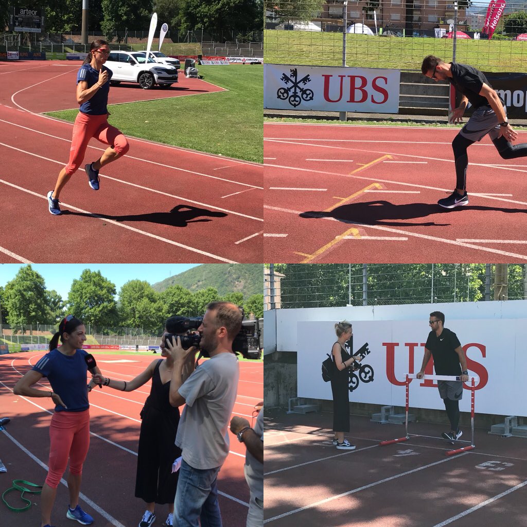 Ultimi allenamenti e interviste prima del meeting di questa sera. #galadeicastelli @UBSathletics <a href="/SwissAthletics/">Swiss Athletics</a> <a href="/RSIsport/">Sport RSI</a>