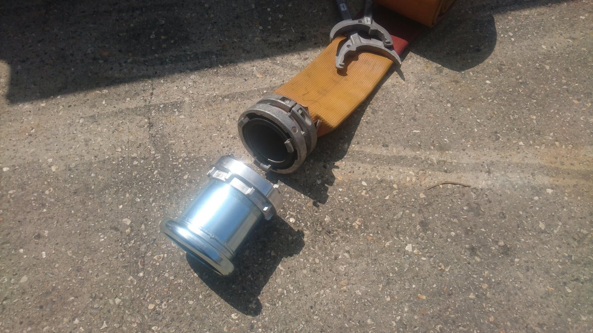 russmoore44's tweet photo. New Storz - Bauer couplings being added to the @HVPCapability for @WestSussexFire enabling us to use our hose with other agencies @EnvAgencySE #interoperability #collaboration https://t.co/dTtudKDAhN