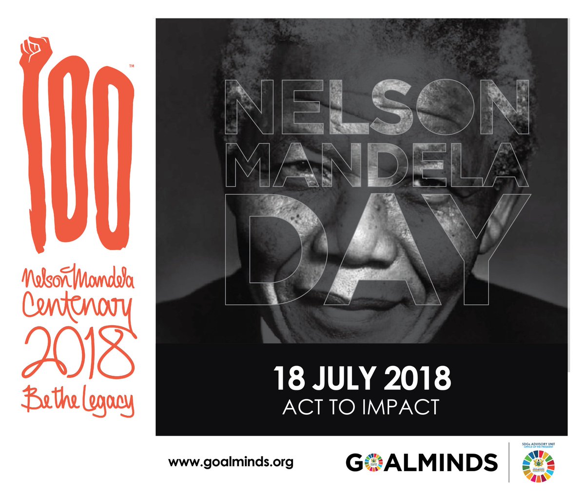 SDGsPresidency's tweet photo. It's #NelsonMandelaDay! Some #Goals he fought for were #1ActionAgainstPoverty #5GenderEquality #16Peace #10ReducedInequality #8Economicgrowth! His life and his legacy are powerful game changing elements that will inspire generations! #Mandela100 #BeTheLegacy #SDGs2030 #GoalMinds https://t.co/w46OfGHjvJ