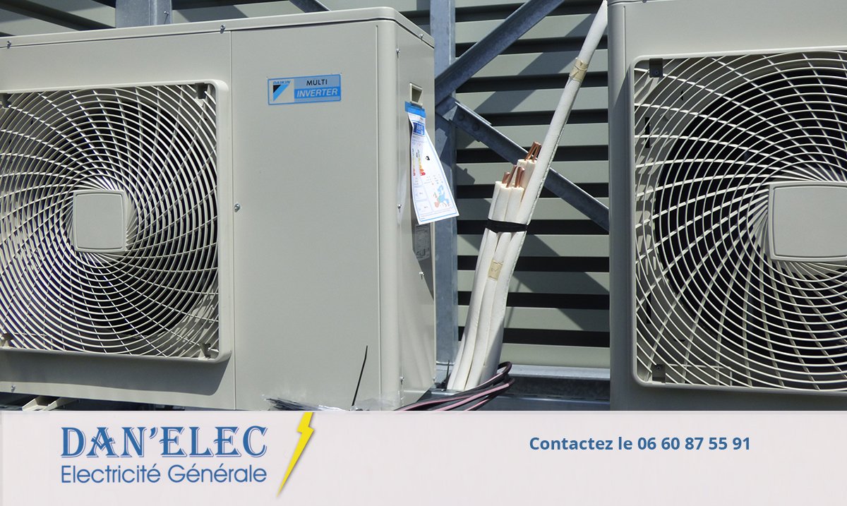 #Mercredi [Chantier] Installation climatisation dans des bureaux
💡Travaux réalisés sur les unités extérieures
Passage des câbles et des tubes cuivre isolés 
Confiez vos #travaux électriques à DAN'ELEC
Publié via Hoptimiz_fr 
facebook.com/DANELEC67/post…