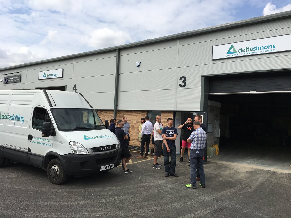 paulbevolve's tweet image. @DeltaSimons summer party day but first #seniormanagement #meetng down at our @stirlindev built drilling unit