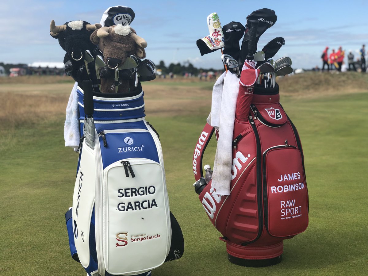 1st major, 1st open, Practice round with 😁😁😁😁  @TheSergioGarcia @jcampillogolf @JSenior88 @TheOpen @Zurich @WilsonGolf @WilsonGolfUK #theopen #golf @SkySportsGolf @KenBrownGolf