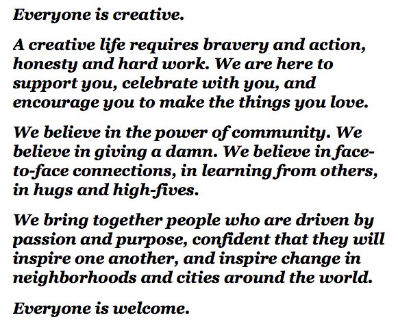 swissmiss's tweet image. creativemornings.com/manifesto