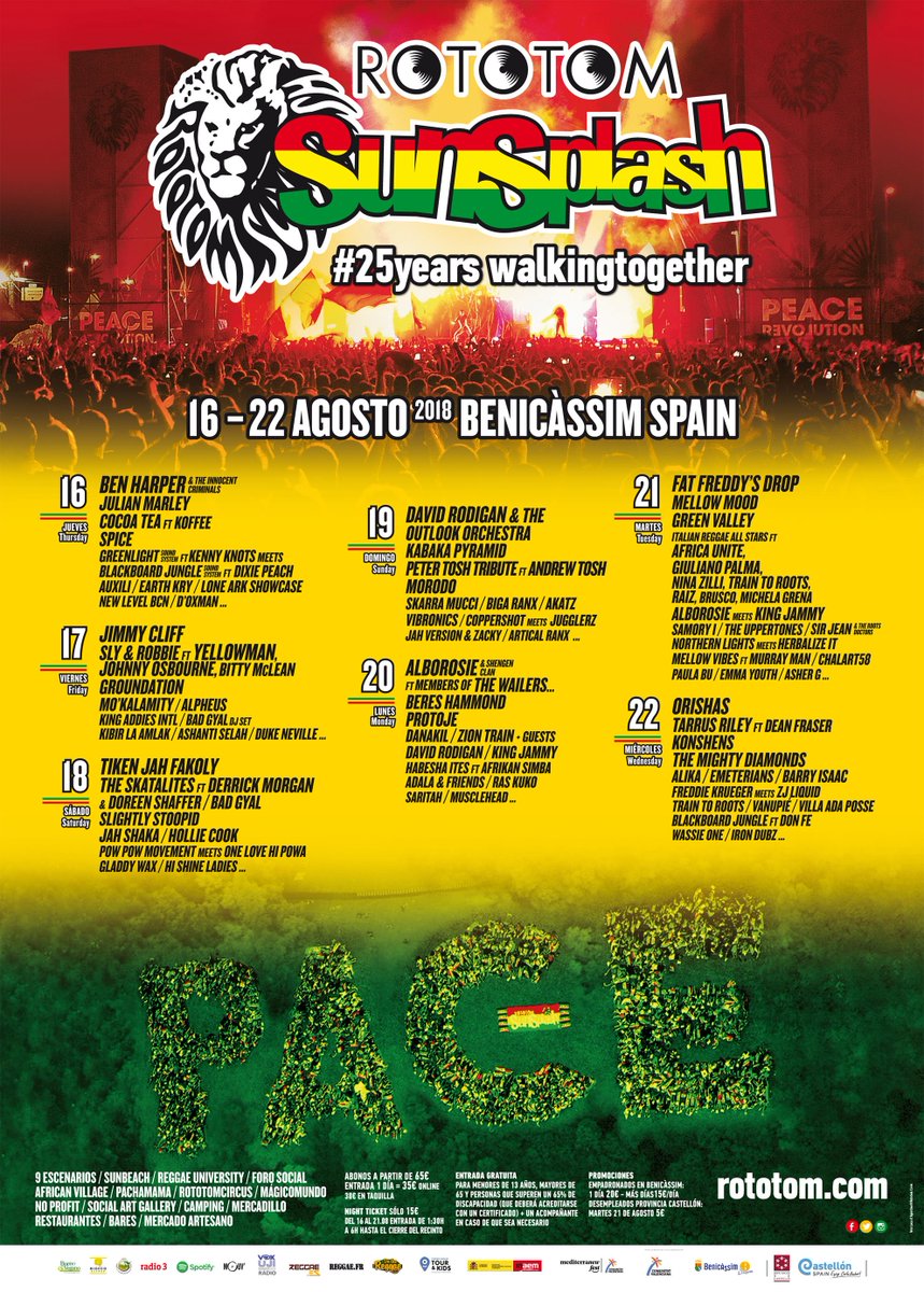 Rototom Sunsplash es tweet media