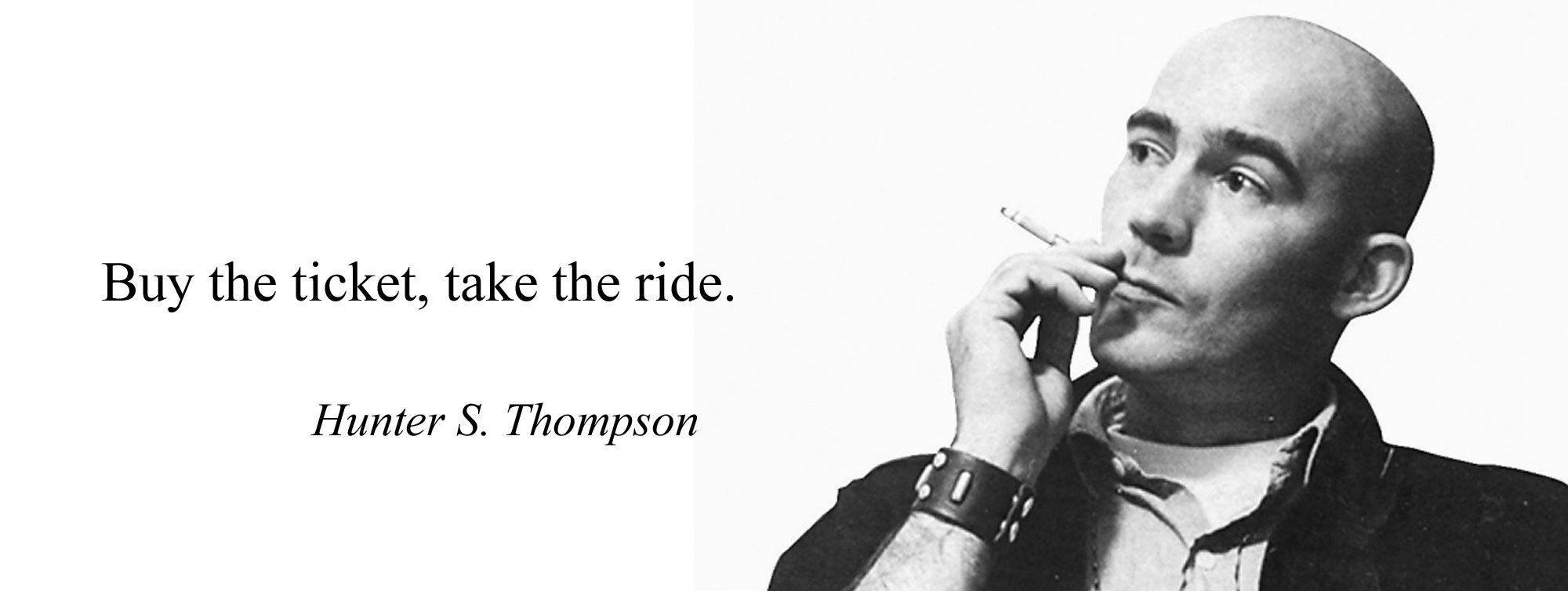 Happy Birthday to Hunter S. Thompson, who was born on this day in 1937! 