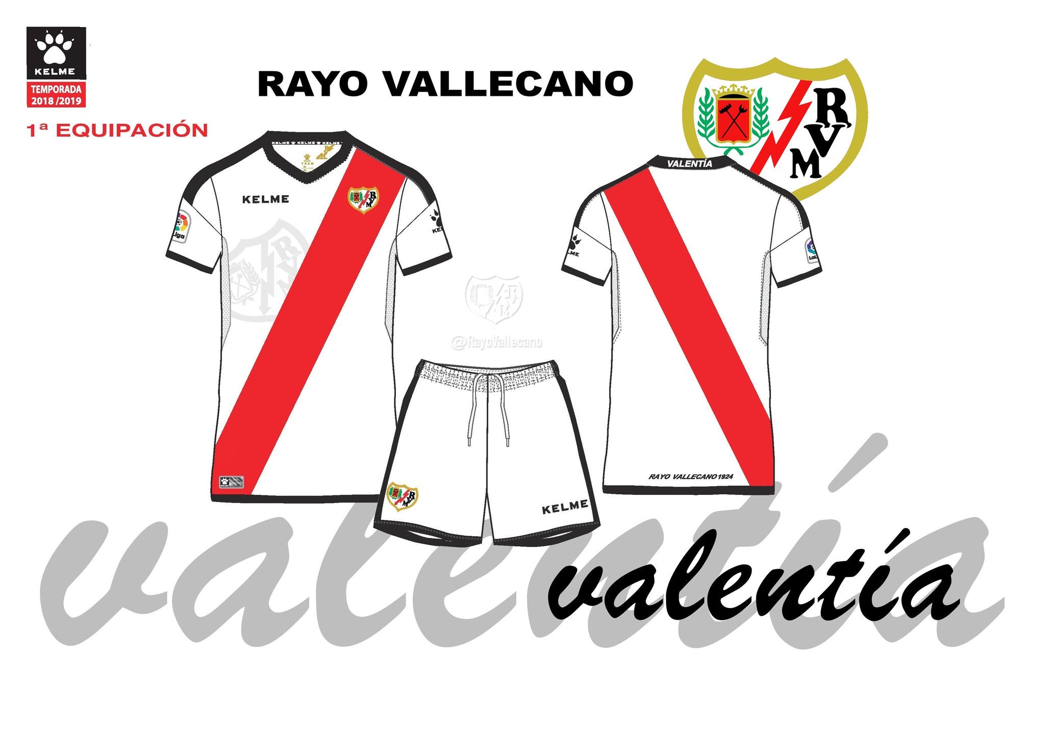 rayo vallecano camiseta 2019