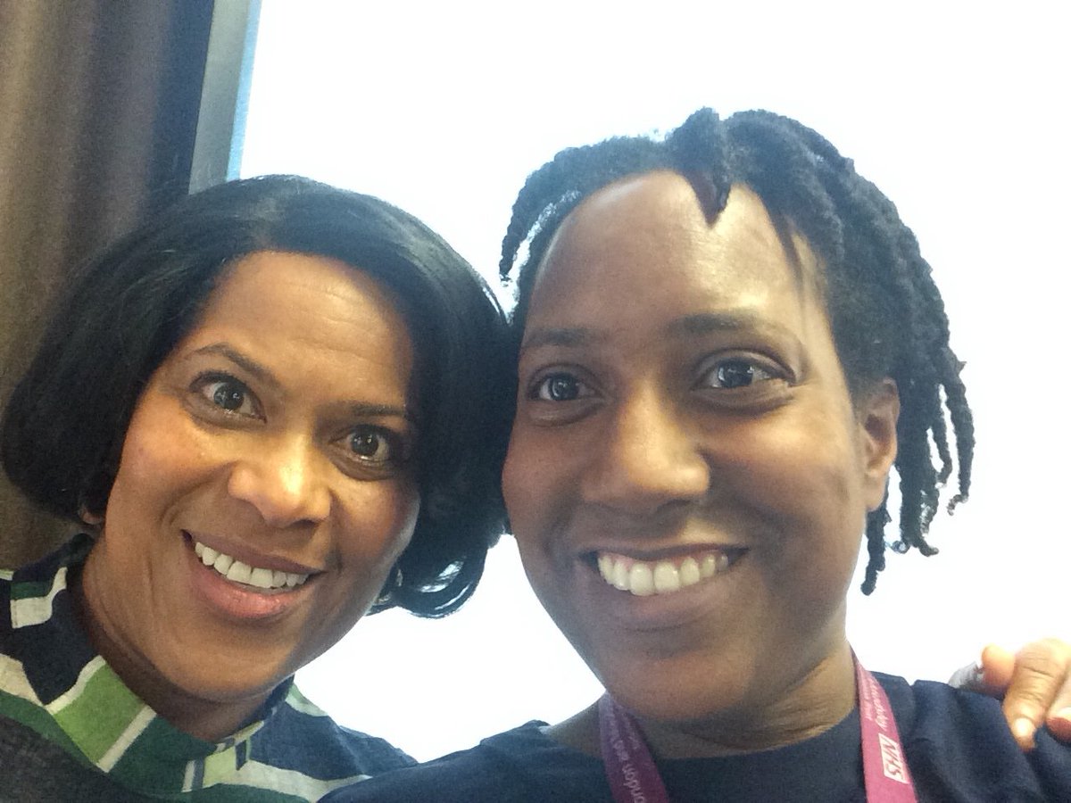Excited to be at #WRES update with @yvonnecoghill1 #slamchanginglives #Windrush70 #NHS70