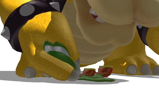 クッパ様愛好家 A Twitteren お題箱 クッパ様のお尻でヨッシーをぺちゃんこにしてください ぺっちゃんこlove 紙みたいにペリペリと剥がされるのすこ