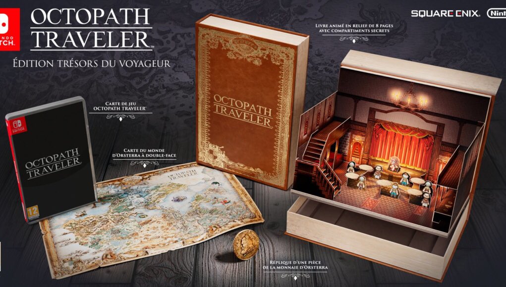 Kayane's tweet photo. [CONCOURS] Je vous fais gagner le Collector de #OctopathTraveller sur #Switch !
Pour participer, il suffit de RT :) !

C’est vraiment mon jeu de l’été, un J-RPG comme à l’ancienne avec de belles histoires, une OST sublime, des persos vraiment classes, je l’adore ! 😍👍

TAS 24/07 https://t.co/GodhZQM2sz