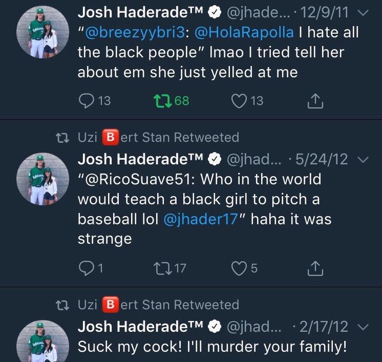 The scene of Josh Hader's apology just after racist, sexist, bigoted,  homophobic tweets surfaced