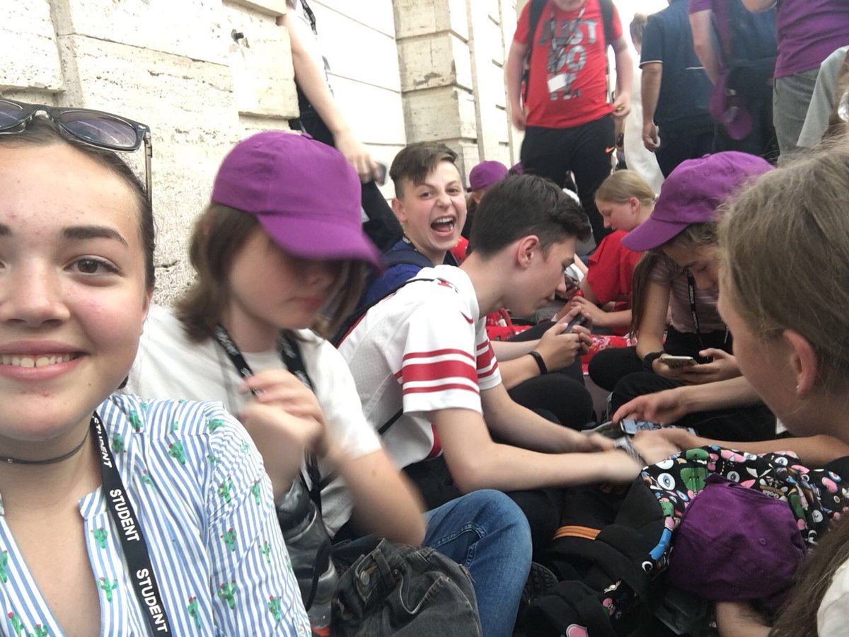 TCA_EandA's tweet photo. Rome-ing around #roma #Italy #TCAontour https://t.co/wTuCRsL5p2