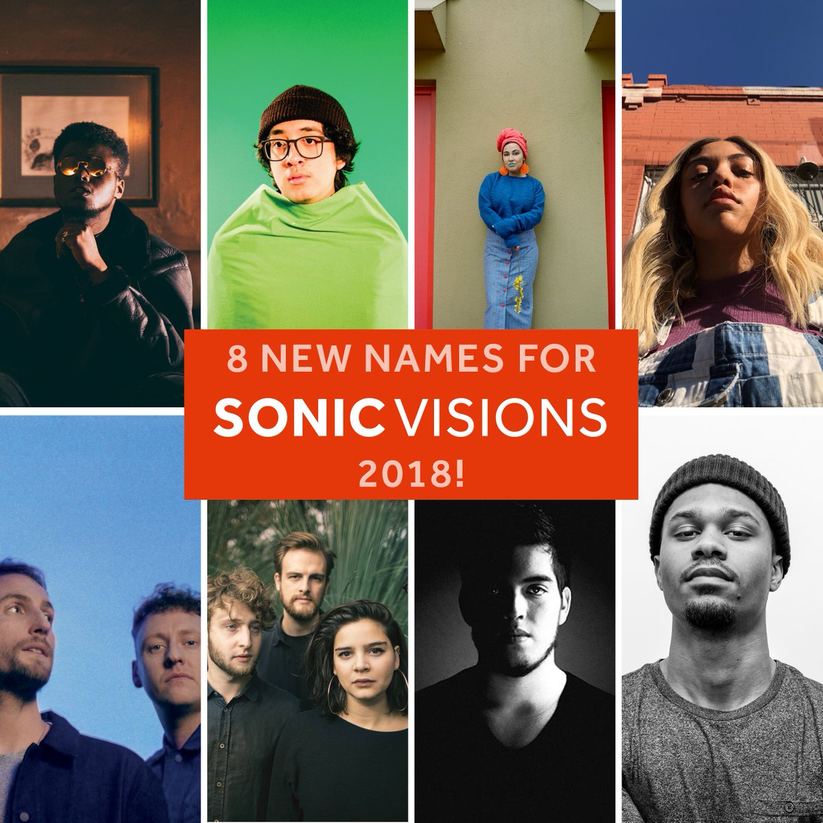 SonicVisions's tweet photo. #SonicVisions is happy to announce 8️⃣ new artists for the 11th edition! 🙌 New on the bill: #XamVolo, #Cuco, #Soia, #Mahalia, #MaribouState, #Moglebaum, #Mudaze & #TheColorGrey ! More to be announced soon! 💪 Stay tuned! 😎 Tickets 🎟 available here 👉 https://t.co/yMeWyrlvNL https://t.co/YtLupg8yaP