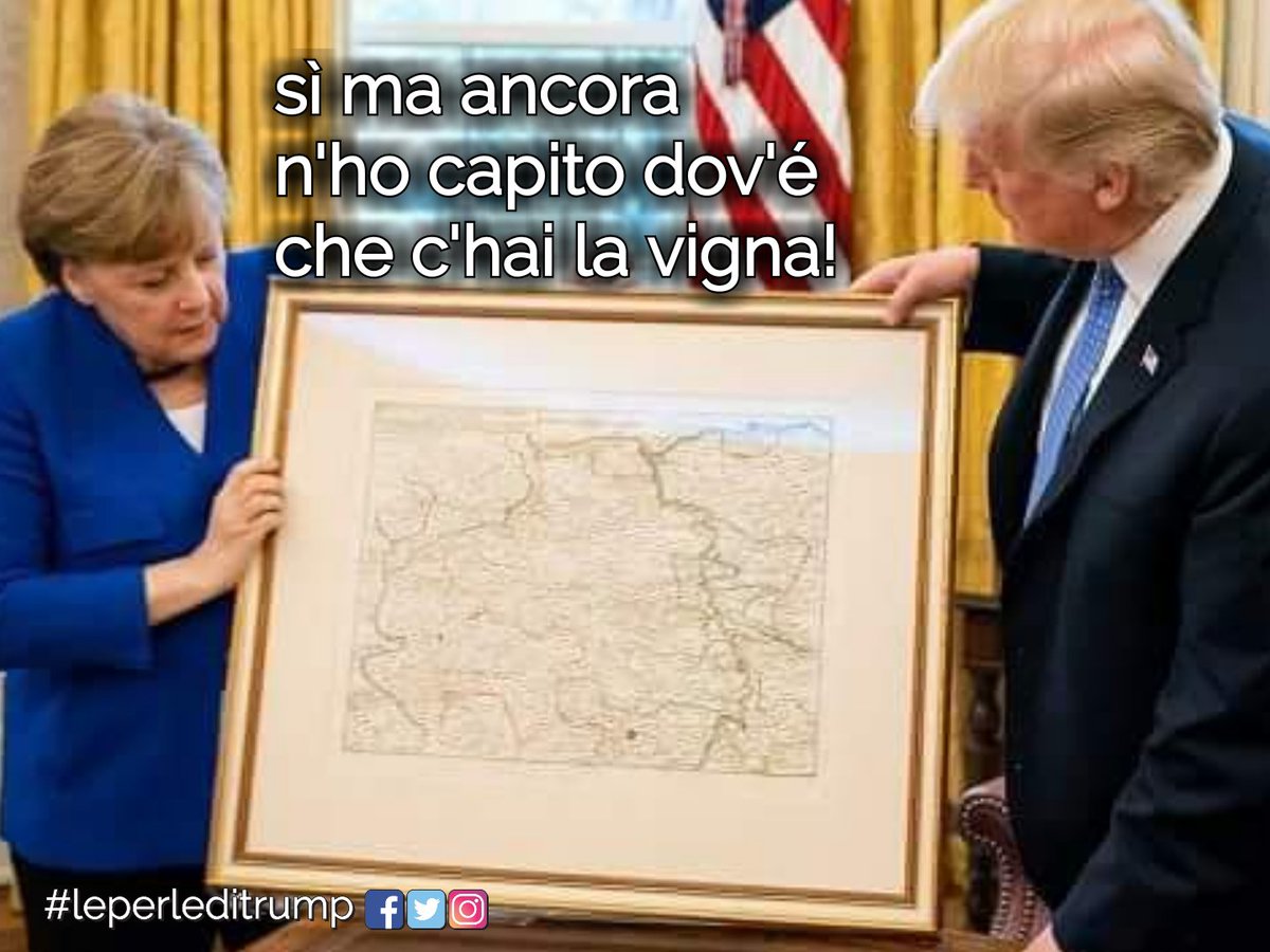 LeperlediTrump's tweet photo. che poi me voi fa crede che sai fa er vino bono? #vigna #viticoltura #vino #vigne #18luglio #18luglio2018 #memetweet #vinorosso #vendemmiare #merkel #angelamerkel #trump #donaldtrump #trumpmerkel #merkeltrump #leperleditrump #meme #memetwit #memesdaily #MemeYourselfChallenge https://t.co/mvUeq15A9h