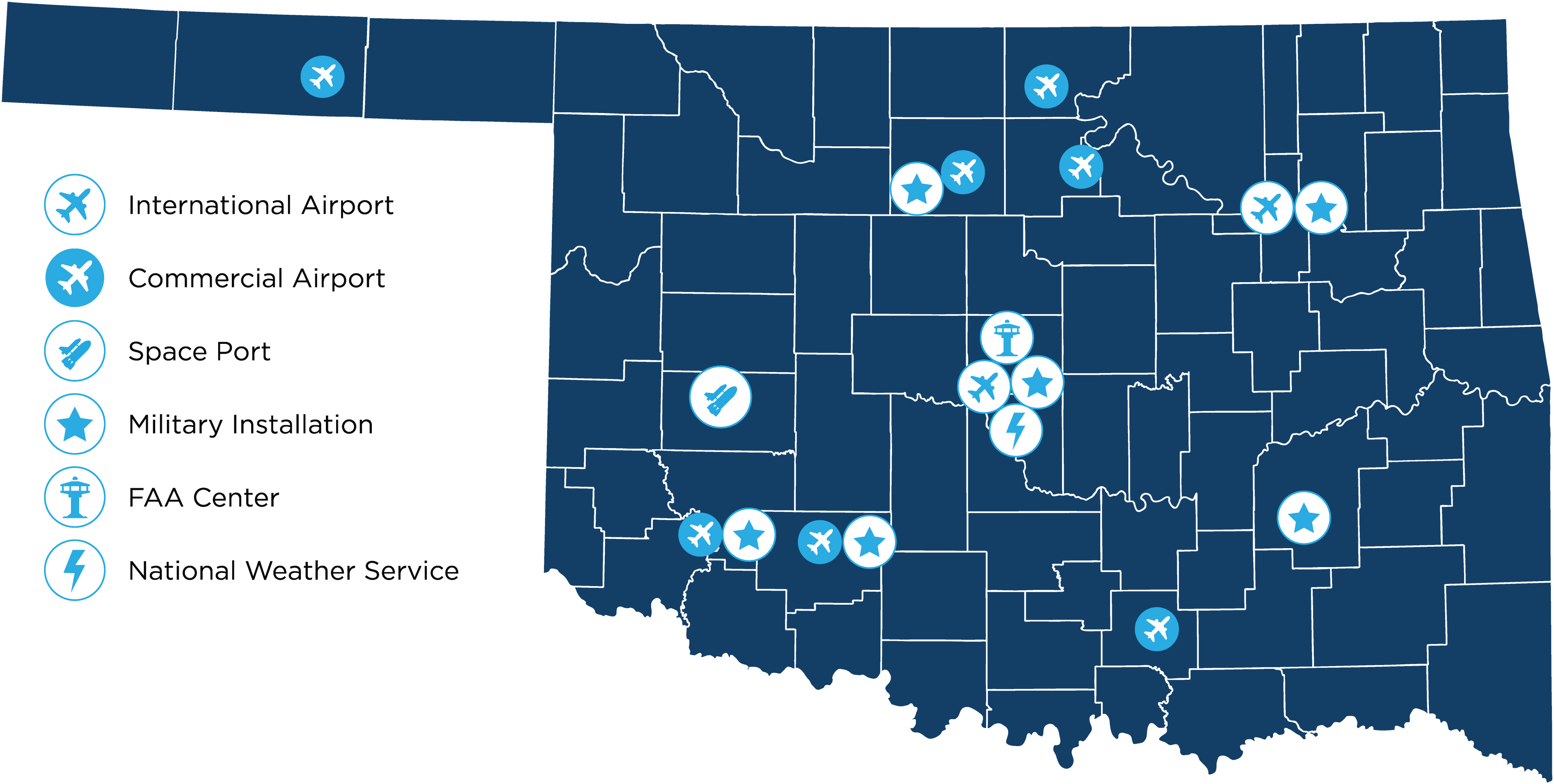 Mike Monroney Aeronautical Center Map Ok Dept. Of Commerce On Twitter: "Get To Know Oklahoma's Aerospace &  Defense Facilities And Unique Assets Like Mike Monroney Aeronautical Center  @Nwcnorman @Team_Tinker @71Ftw @97Amw @138Thfw & More. Map At  Https://T.co/K752B7Uls3 #