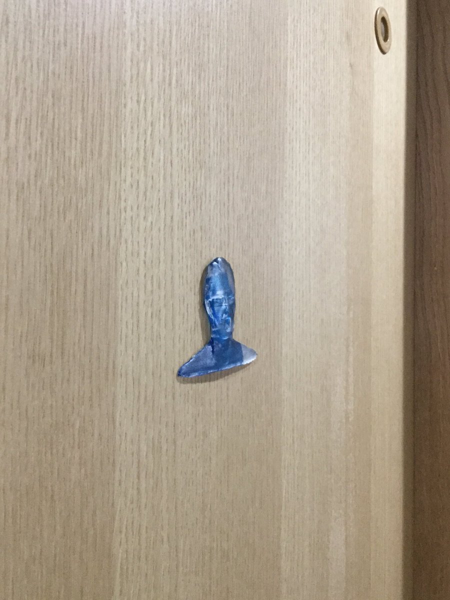 castem_liq's tweet photo. LiQのトイレのサインプレートは3Dプリントで出力しています♪
オリジナルプレートも3Dプリンターを使えば簡単に作れますね♪
https://t.co/axTggjrfJu