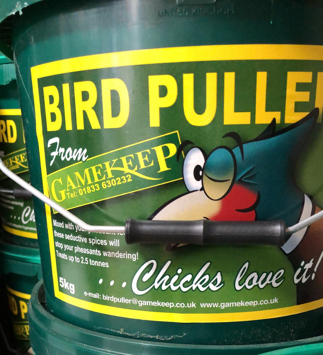CollinsNets's tweet photo. Stocking up on #Birdpuller ?!
We are!
#gamekeeping #gamerearing #pheasantshoot https://t.co/Lxs8mgaxQl