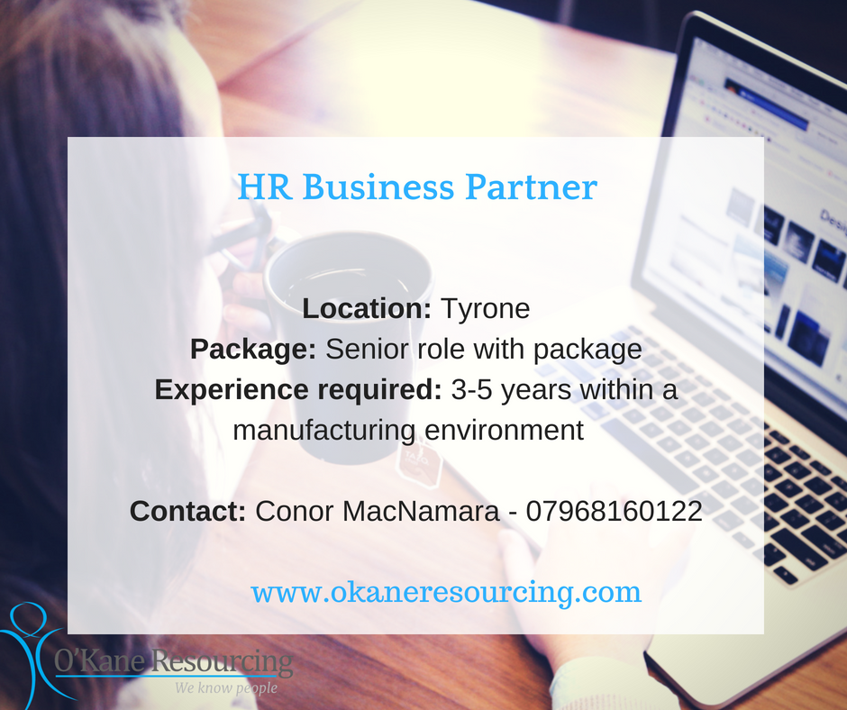 Opportunity for an HR Business Partner for a senior role in #Tyrone @NIjobscom @nijobfinder @recruitni