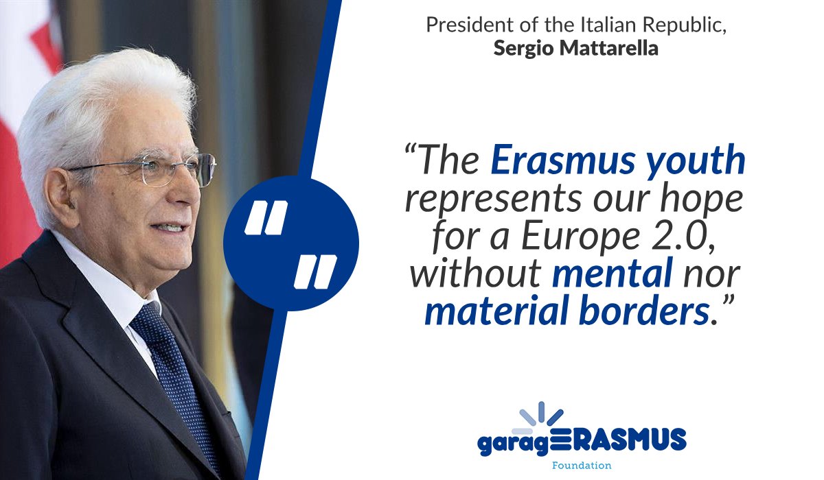 garagErasmus's tweet photo. #ErasmusGeneration, a hope for the continent!

Italian President Sergio #Mattarella at the University of #Tbilisi on 16 July 2018. #ErasmusPlus #FutureofEurope https://t.co/o3e9Jylx7b