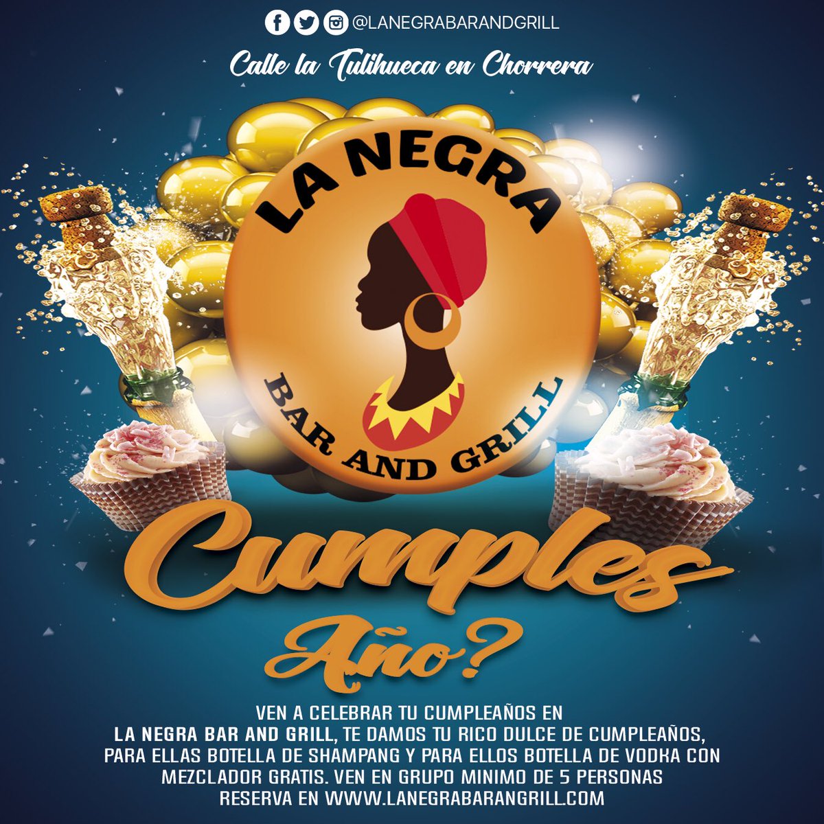 Ven a celebrar tu cumple con nosotros!!!