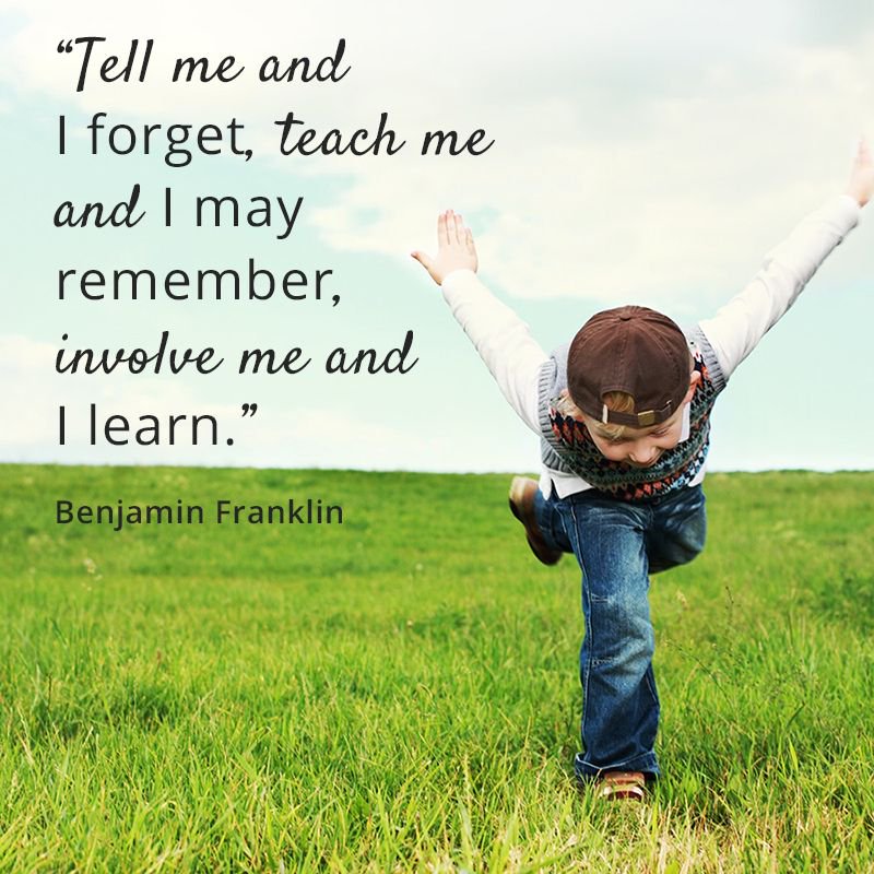 A little mid-week motivation... “Tell me and I forget, teach me and I may remember, involve me and I learn.” - Benjamin Franklin #midweekmotivation #education #quote #teacherclassrooms #teaching #backtoschool #teachersfollowteachers #teacherlife #teachinginspiration