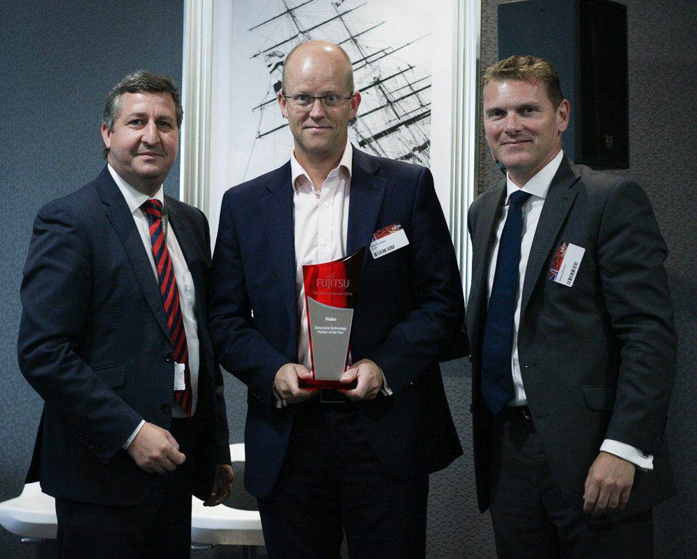ViadexGlobal's tweet photo. We’re thrilled to be recognised as 2018 Fujitsu Datacentre Technology Partner of the Year for demonstrating excellence in the implementation of customer solutions, based on Fujitsu technology. #Fujitsu @fujitsu_uk @ColinTheSmith https://t.co/LRci1Xjf05