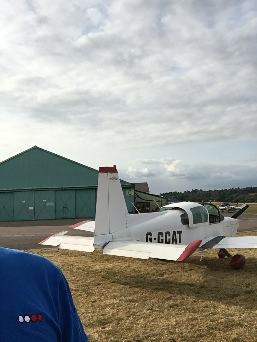 Back <a href="/RedhillATC/">Redhill ATC</a> after an excellent day flying. #Redhill - #NorthWeald - #Lydd - #LeTouquet - NorthWeald - Redhill! #papis #pilotlife #ppl #papiscc #papispilotclothing #gaflying #avgeek #privatepilot