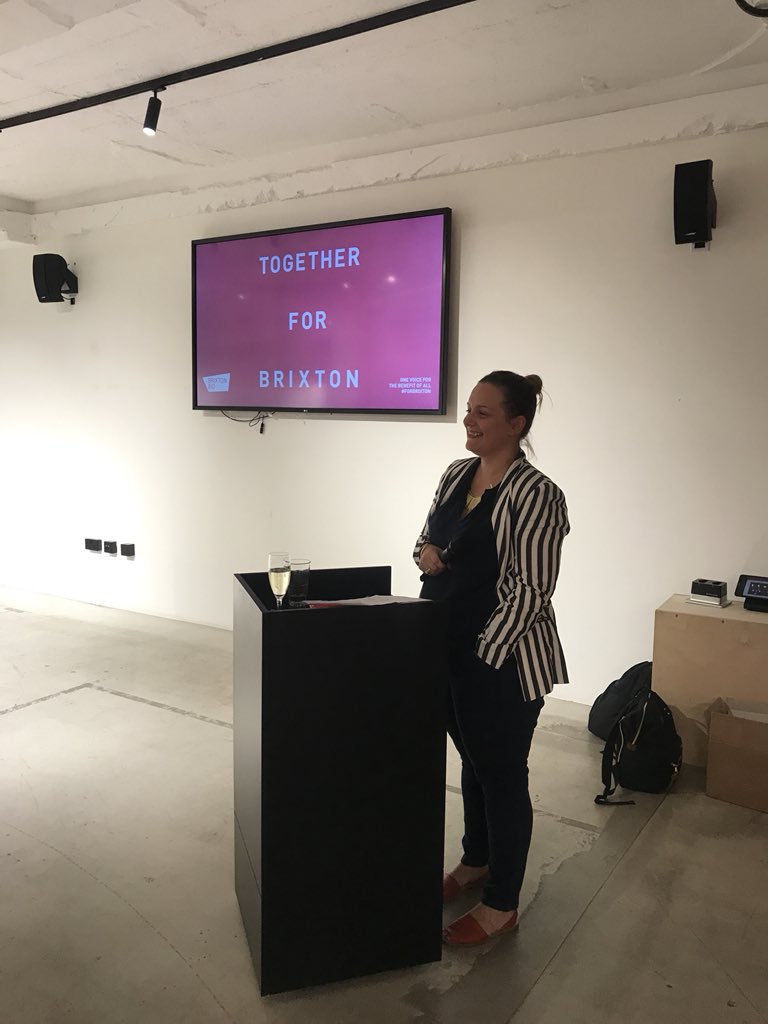 JackHopkins_Lab's tweet photo. Delighted to help launch the @BrixtonBID renewal proposal. So much achieved over the last 5 years, more of the same over the next 5 please! #ForBrixton #VoteYes Ballots in October https://t.co/8UMevwVb3I