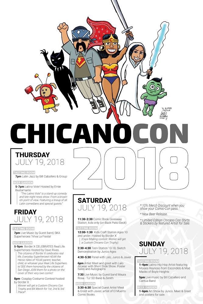 Xolo_Mariduena's tweet photo. Definitely heading to #ChicanoCon @BorderXBrewing (assuming it’s all-ages 😬) https://t.co/MxaMsVT7qK