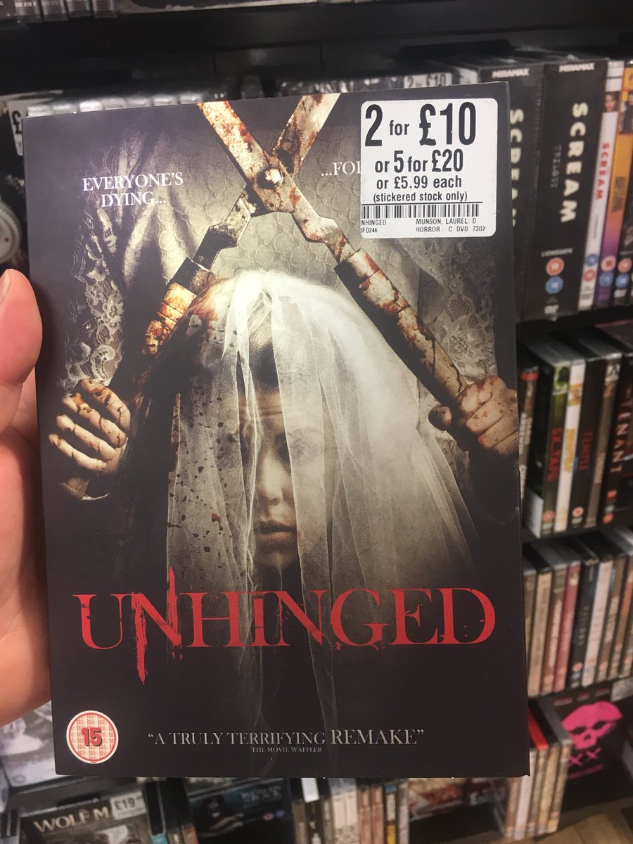 champdogfilms's tweet image. Still going strong in @hmvtweets its @Unhinged2017 featuring @beccahirani @lorenamandrea @LucyJaneQ Kate Lister @6446Shelley and @louisawarren and more! @88_Films