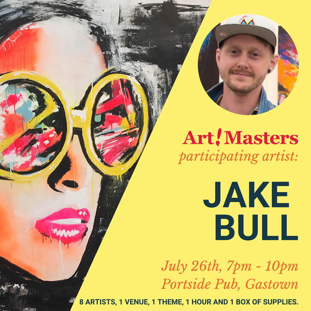 Art_Vancouver's tweet photo. Come to Art! Masters to see Jake Bull paint LIVE! Jake is a British artist who paints large, bold and colourful pieces using acrylics. He is inspired by pop art and urban art. // Get your tickets TODAY! #artmastersav

https://t.co/3VaGDcnNJB https://t.co/jSWaiu3ZSz
