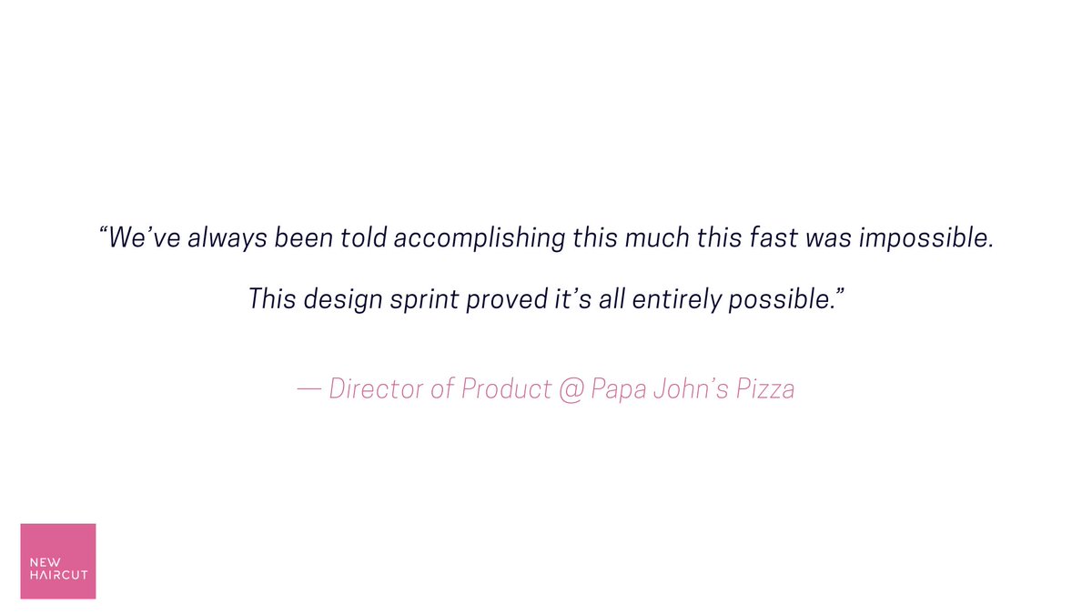 newhaircutco's tweet image. When you help an enterprise team realize that product innovation can be very real and very achievable... #AchievableInnovation #PracticalInnovation #DesignSprint #ProblemFraming #ProductStrategy #NewProductDevelopment
