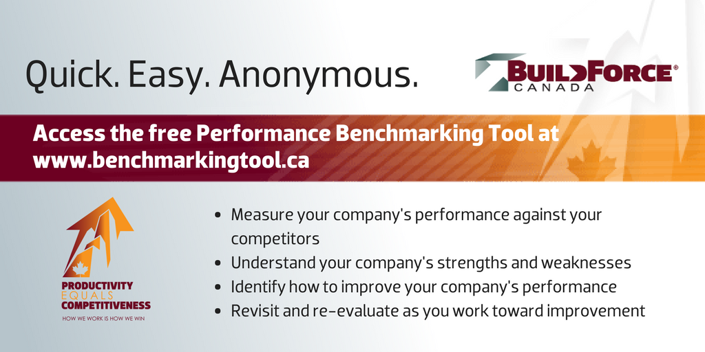 BuildForceCan's tweet photo. Understand your own strengths and weaknesses and identify how to improve your company’s performance. Try out the new, free Performance Benchmarking Self-Assessment Tool @ https://t.co/gIe9UmgDPT. #ConstructionProductivity #HowWeWorkIsHowWeWin #performancebenchmarking https://t.co/VPoCZ3HwfZ