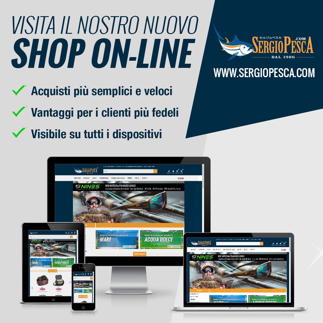 SergioPesca_com's tweet photo. 📣IL NOSTRO NUOVO SHOP E' ON LINE📣

✅Acquisti più semplici e veloci
✅Vantaggi per i clienti più fedeli
✅Visibile su tutti i dispositivi

Entra subito e scopri le novità!
👉 https://t.co/J3wXu5NjoI https://t.co/ONEppNiXjA