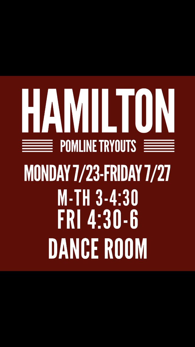 New tryout dates! Monday the 23rd-Friday the 27th. Come join us 🐾❤️