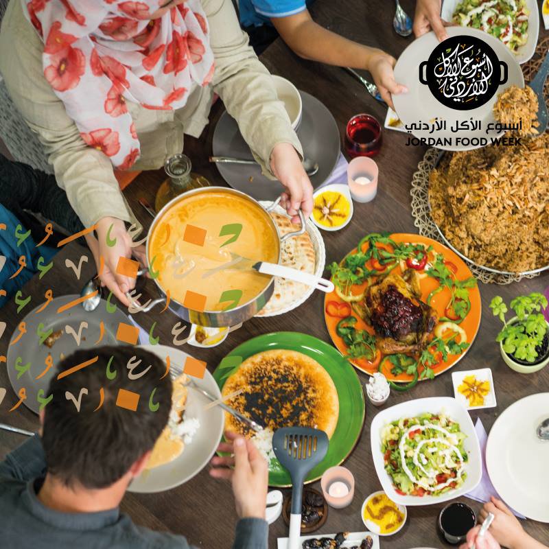 VisitJordan's tweet photo. #JordanFoodWeek starts today!  Stop by and let your senses indulge in Jordan's most delicious flavours. 🥘🥙🥗🥣🌮🍛🍚🍯🍽

From 18 to 24 July at the Hanger in Ras El Ain, #Amman. For more details: https://t.co/RXn3GuPfMw 

#VisitJordan #ShareYourJordan https://t.co/by2bqQ7YR3