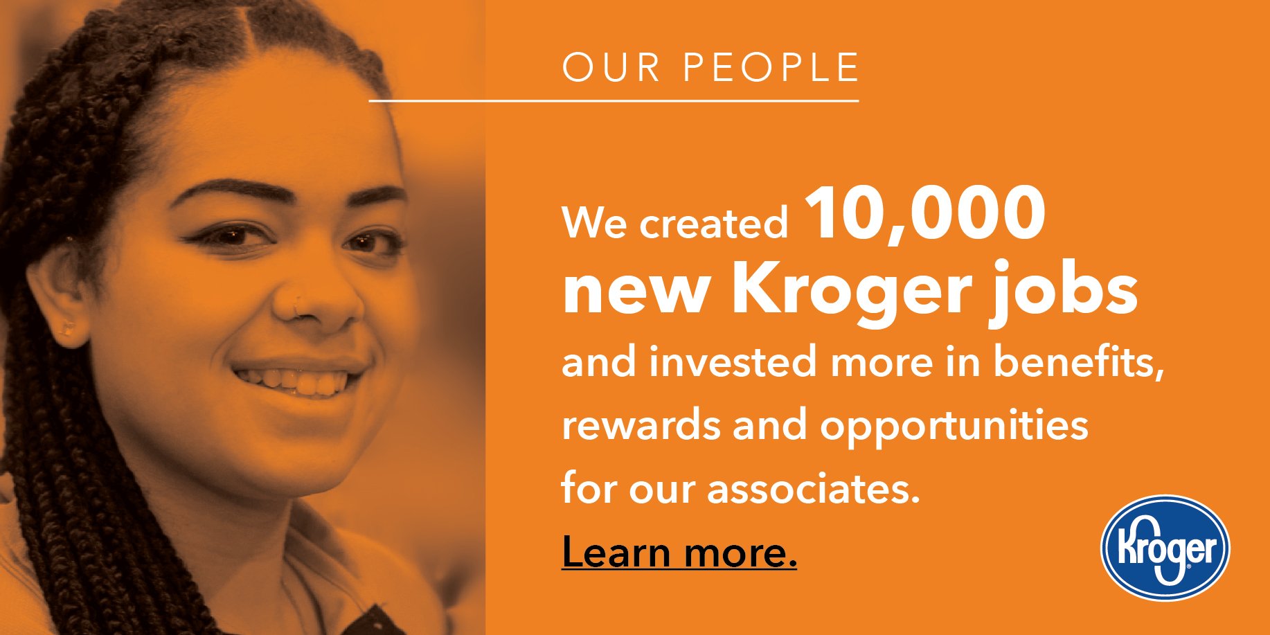 Kroger News on Twitter "Kroger’s family of stores created 10,000 new