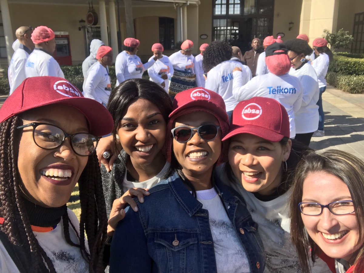 Today was a good day 🙌🏽 #67MinutesForMandela <a href="/AbsaSouthAfrica/">Absa South Africa</a> plus we saw <a href="/TelkomZA/">@TelkomZA</a> too😉