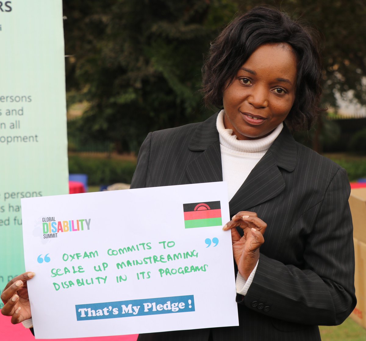 UKinMalawi's tweet photo. More delegates to #DisabilitySummitMw making their pledges.
#NowIsTheTime
@Ludzinkambani @HabibaRezwana https://t.co/eLj5oadW4c