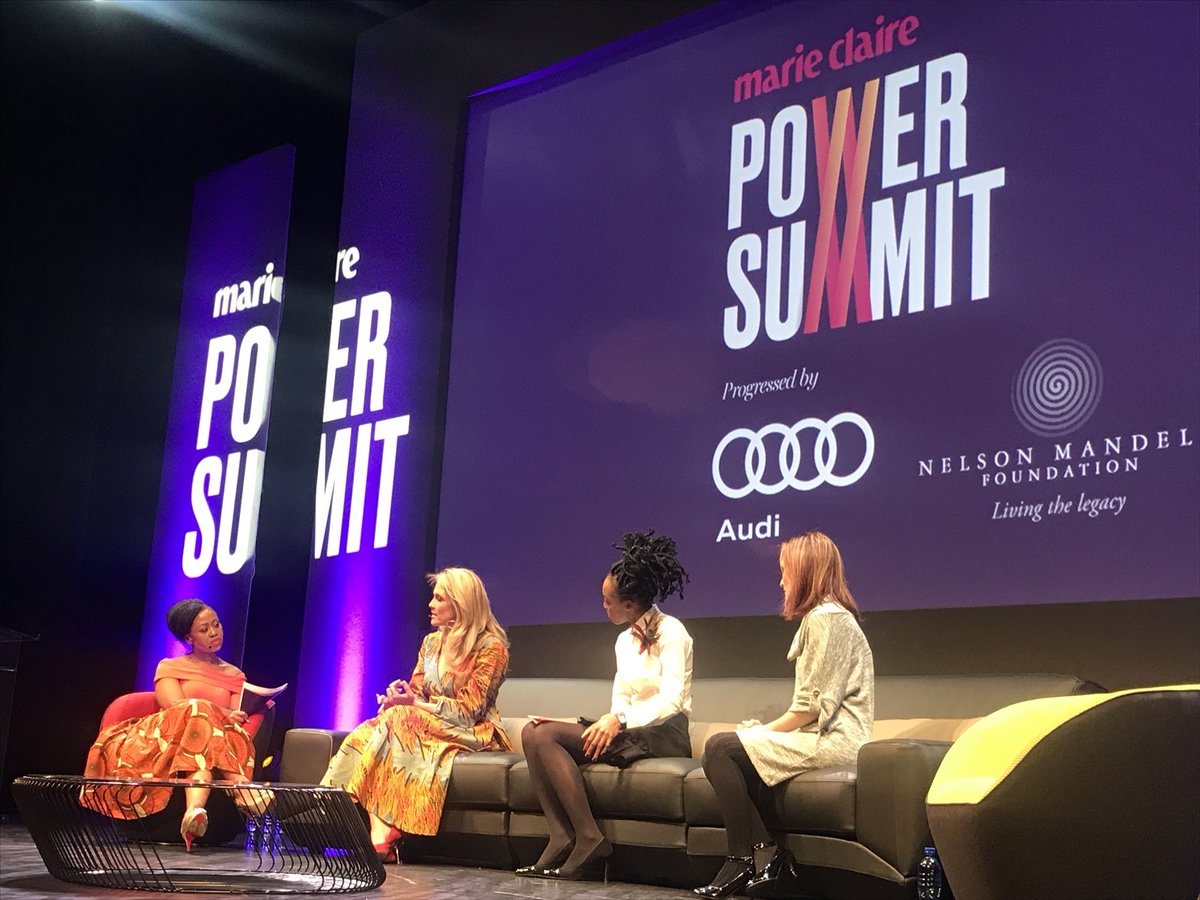 missearth_sa's tweet photo. Our very own @ChangeAgentSA speaking on the environmental panel today at #MCPowerSummit with @fumanim & @caradeeyael. Highlighting the importance of refusing single use plastic & the role we as citizens & consumers play in looking after our environment #MandelaDay #BeTheLegacy https://t.co/kFjXnElCJj
