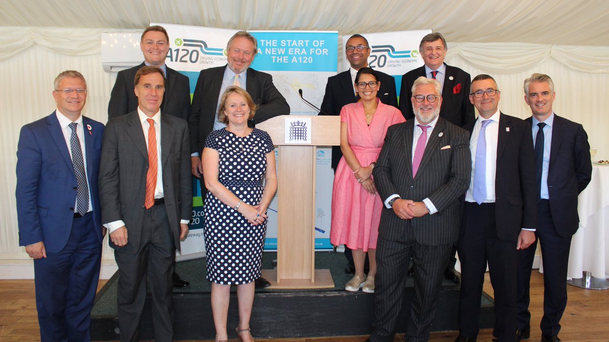 willquince's tweet photo. Fantastic to have the support of so many parliamentary colleagues for the @the_a120 campaign. We are united behind the proposal which has a strong economic case and is a deliverable Scheme. We will be collectively making the case to the @transportgovuk and @hmtreasury https://t.co/vVvq9ilg9J
