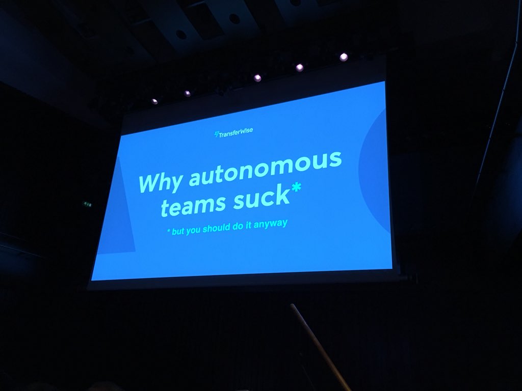 Rare work tweet: currently at the <a href="/ProductFestival/">Product Festival</a> interesting talks. Here’s two slides I thought stood out. #productmanagement