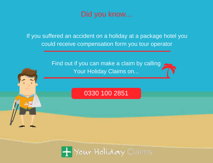 YHC_Solicitors's tweet photo. Has your package #holiday been ruined by an #accident that wasn't your fault?

The Package Travel Arrangements 2018 could allow you to bring a claim against your tour operator. Discover your rights by reading our latest article here.

https://t.co/RFK3YqA4h6 https://t.co/VKZlBvSV7W